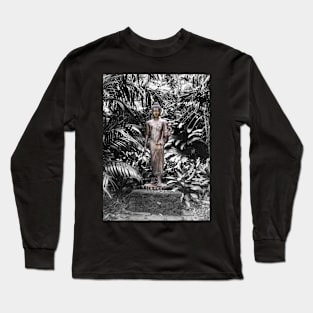 Walking Thai Buddha in Hawaii Long Sleeve T-Shirt